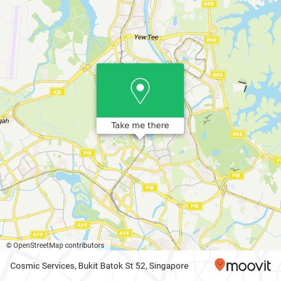 Cosmic Services, Bukit Batok St 52 map
