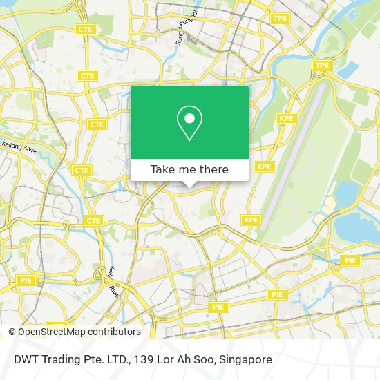 DWT Trading Pte. LTD., 139 Lor Ah Soo map