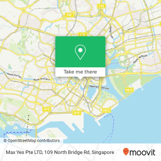 Max Yes Pte LTD, 109 North Bridge Rd map