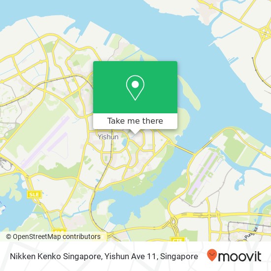 Nikken Kenko Singapore, Yishun Ave 11 map