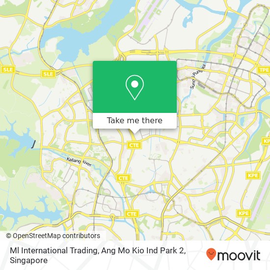 Ml International Trading, Ang Mo Kio Ind Park 2地图