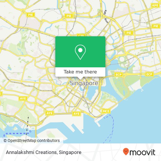 Annalakshmi Creations, Singapore map