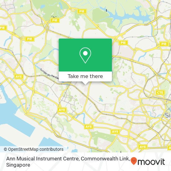 Ann Musical Instrument Centre, Commonwealth Link map