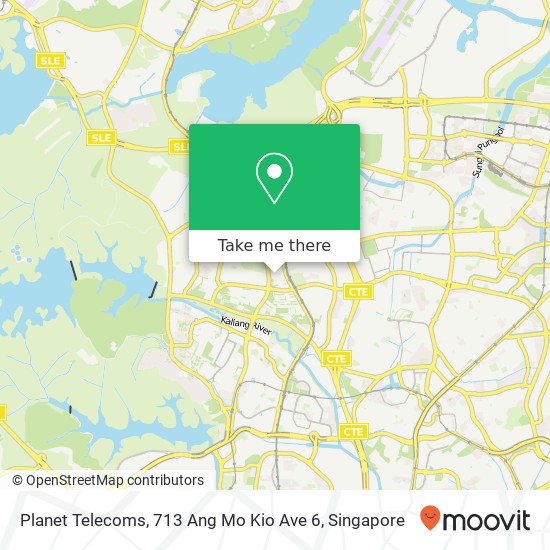 Planet Telecoms, 713 Ang Mo Kio Ave 6 map