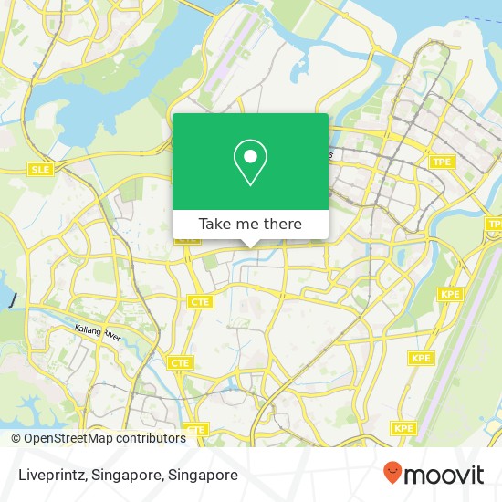 Liveprintz, Singapore map