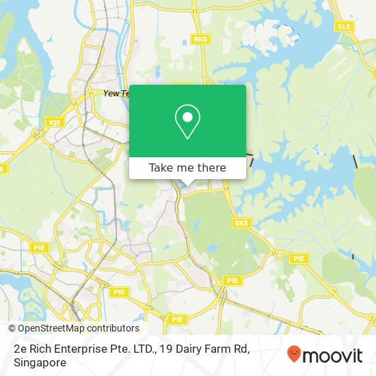 2e Rich Enterprise Pte. LTD., 19 Dairy Farm Rd地图