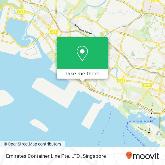 Emirates Container Line Pte. LTD., 20 Harbour Dr map