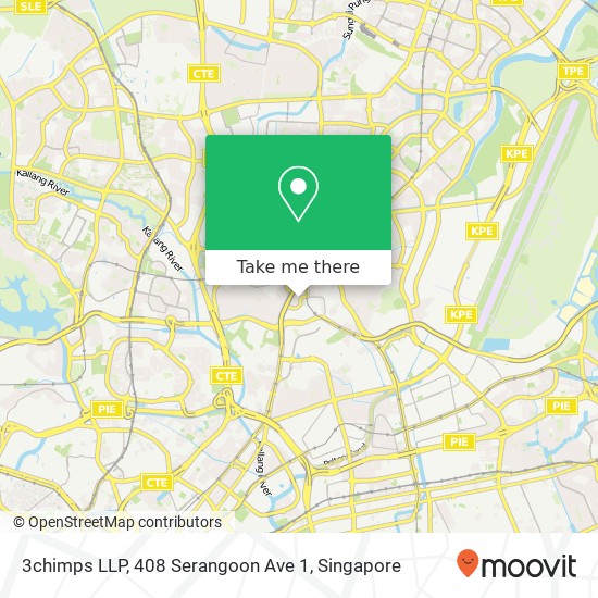 3chimps LLP, 408 Serangoon Ave 1地图