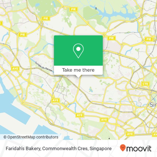 Faridah's Bakery, Commonwealth Cres地图