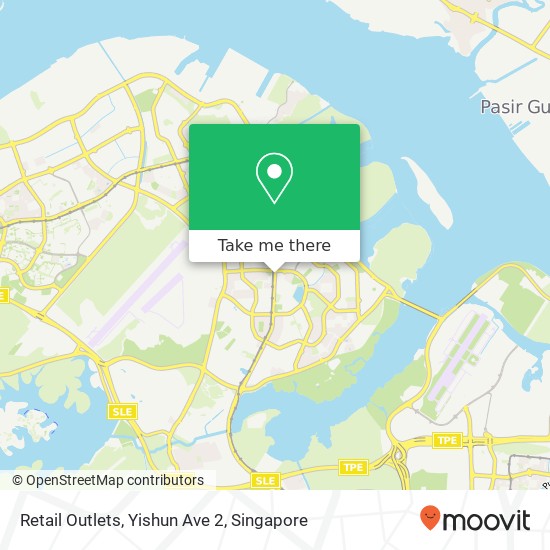 Retail Outlets, Yishun Ave 2 map