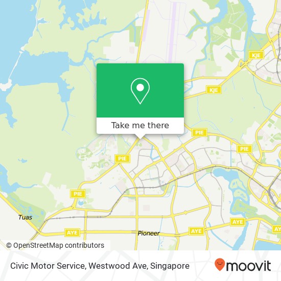 Civic Motor Service, Westwood Ave地图