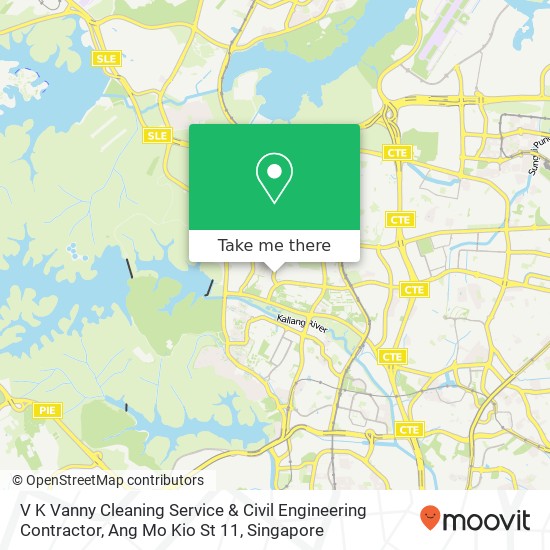 V K Vanny Cleaning Service & Civil Engineering Contractor, Ang Mo Kio St 11地图
