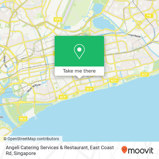 Angeli Catering Services & Restaurant, East Coast Rd map