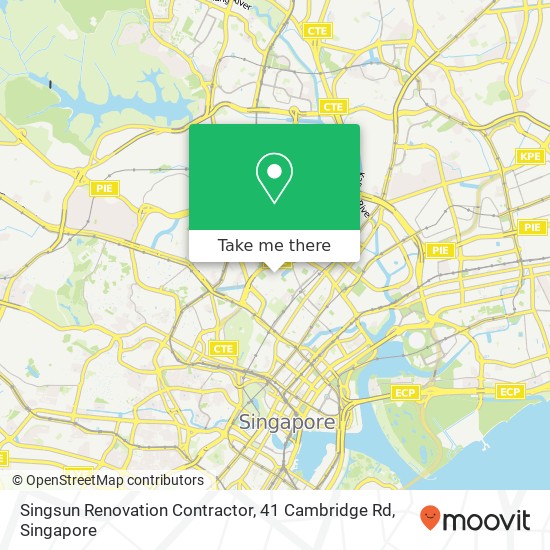 Singsun Renovation Contractor, 41 Cambridge Rd map