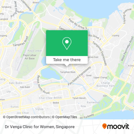 Dr Venga Clinic for Women map