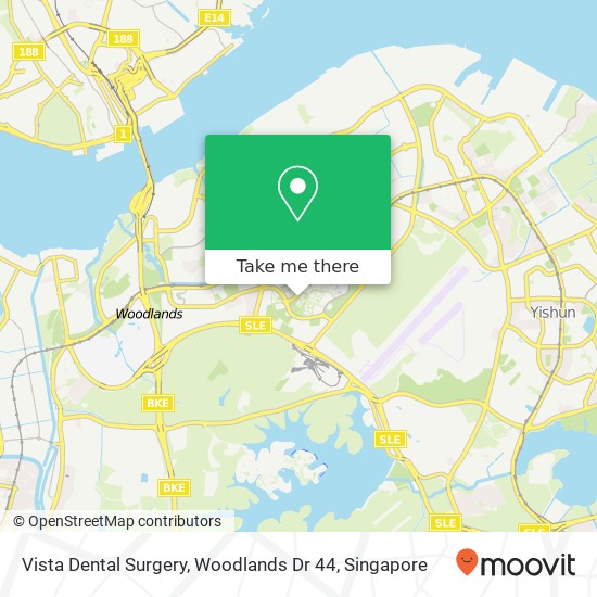 Vista Dental Surgery, Woodlands Dr 44 map