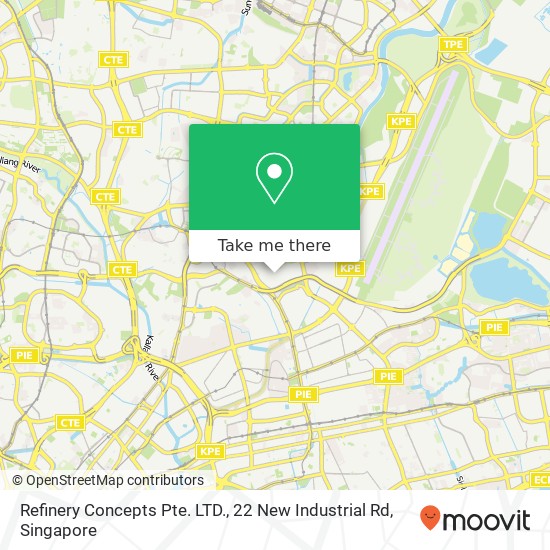 Refinery Concepts Pte. LTD., 22 New Industrial Rd map