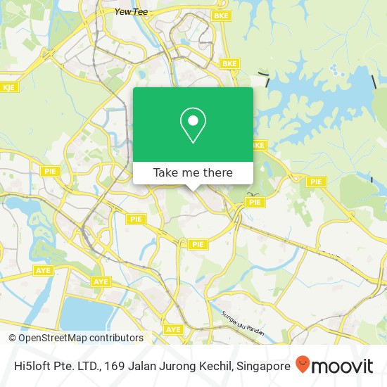 Hi5loft Pte. LTD., 169 Jalan Jurong Kechil map