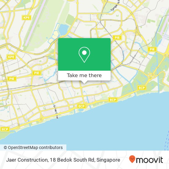 Jaer Construction, 18 Bedok South Rd map