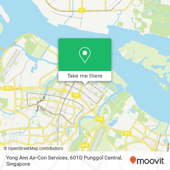 Yong Ann Air-Con Services, 601D Punggol Central map