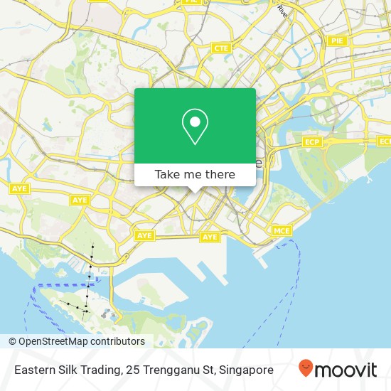 Eastern Silk Trading, 25 Trengganu St map