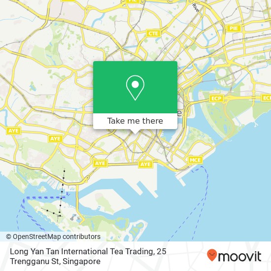 Long Yan Tan International Tea Trading, 25 Trengganu St map