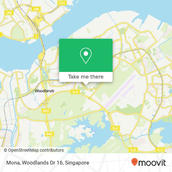 Mona, Woodlands Dr 16 map