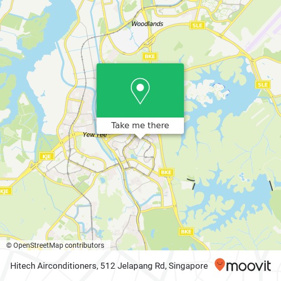 Hitech Airconditioners, 512 Jelapang Rd map