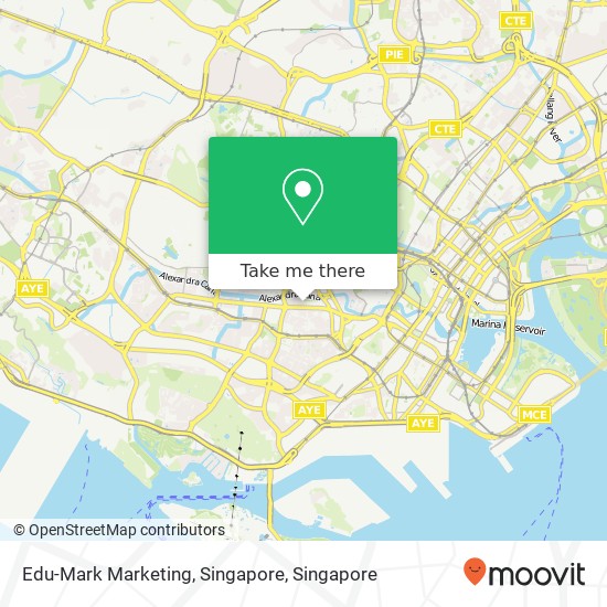 Edu-Mark Marketing, Singapore map