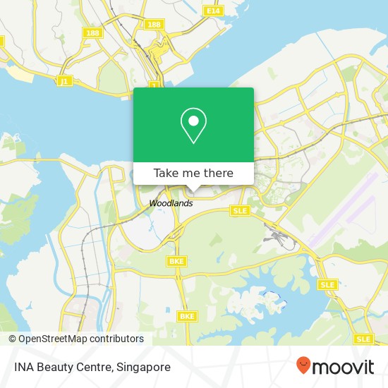 INA Beauty Centre map