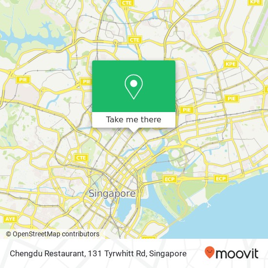 Chengdu Restaurant, 131 Tyrwhitt Rd map