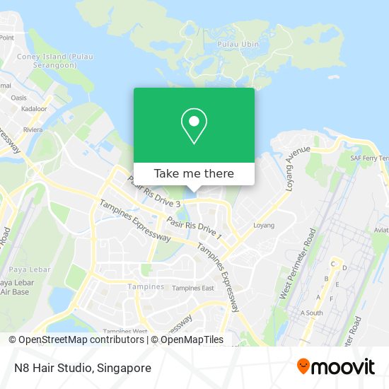 N8 Hair Studio map