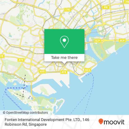 Fonten International Development Pte. LTD., 146 Robinson Rd地图