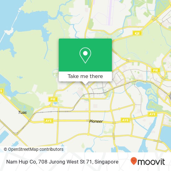 Nam Hup Co, 708 Jurong West St 71 map