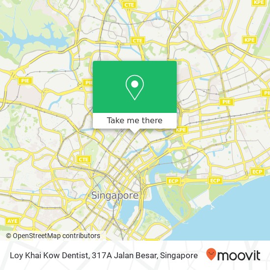 Loy Khai Kow Dentist, 317A Jalan Besar地图