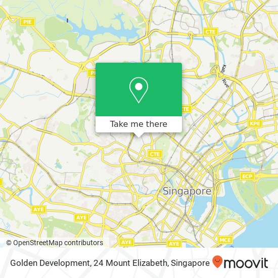 Golden Development, 24 Mount Elizabeth map