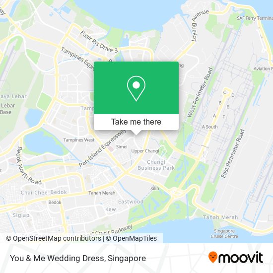 You & Me Wedding Dress map