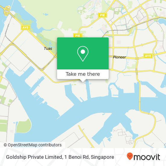 Goldship Private Limited, 1 Benoi Rd map