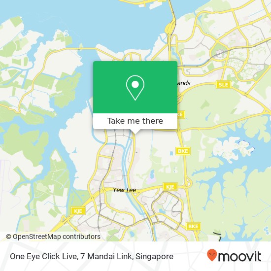 One Eye Click Live, 7 Mandai Link map