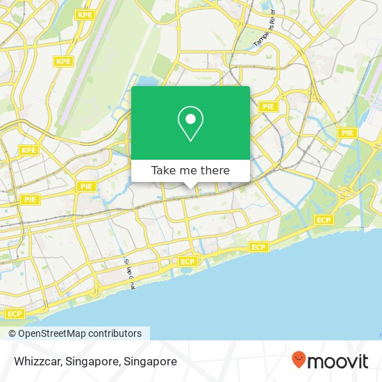 Whizzcar, Singapore map