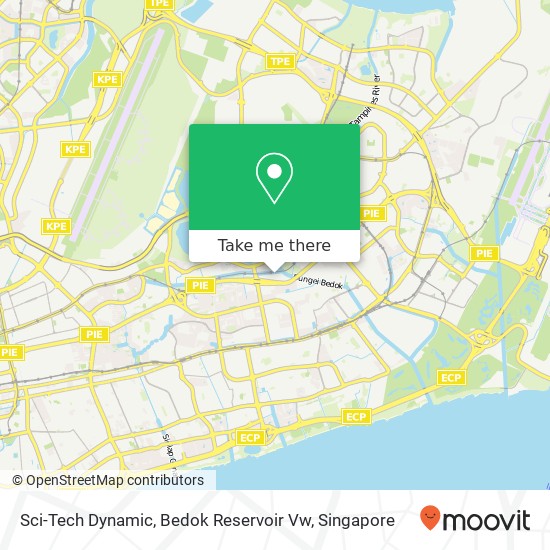 Sci-Tech Dynamic, Bedok Reservoir Vw map