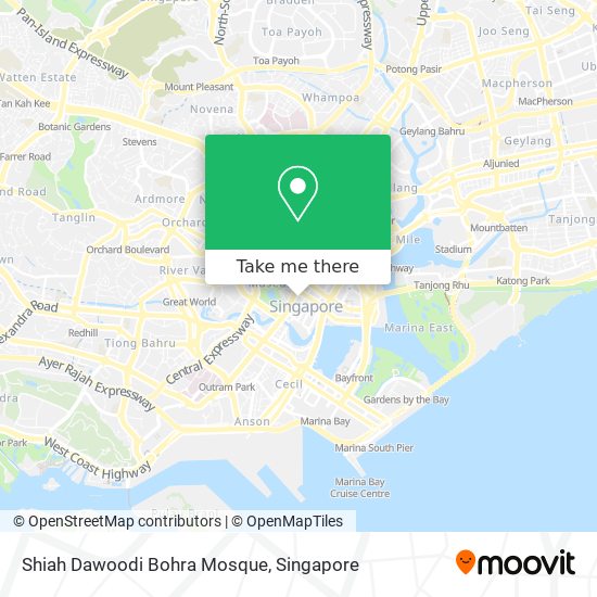 Shiah Dawoodi Bohra Mosque map