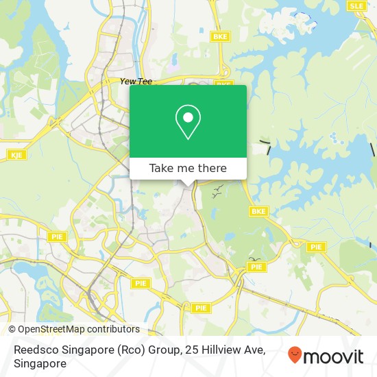 Reedsco Singapore (Rco) Group, 25 Hillview Ave map