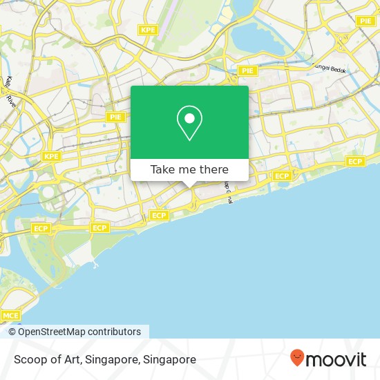 Scoop of Art, Singapore map