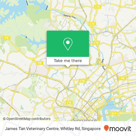 James Tan Veterinary Centre, Whitley Rd map