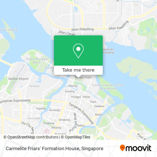 Carmelite Friars' Formation House map