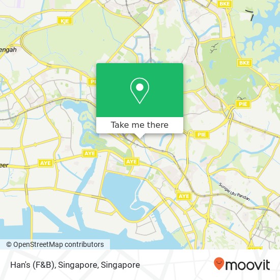 Han's (F&B), Singapore map