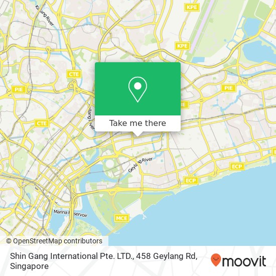 Shin Gang International Pte. LTD., 458 Geylang Rd地图