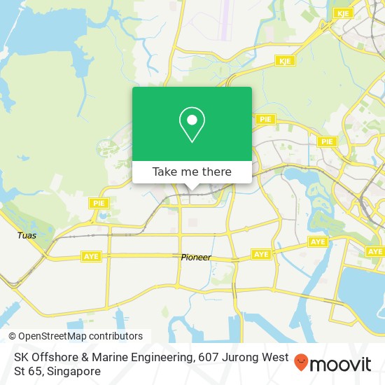 SK Offshore & Marine Engineering, 607 Jurong West St 65 map