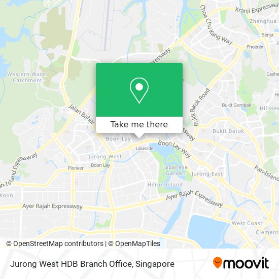 Jurong West HDB Branch Office地图